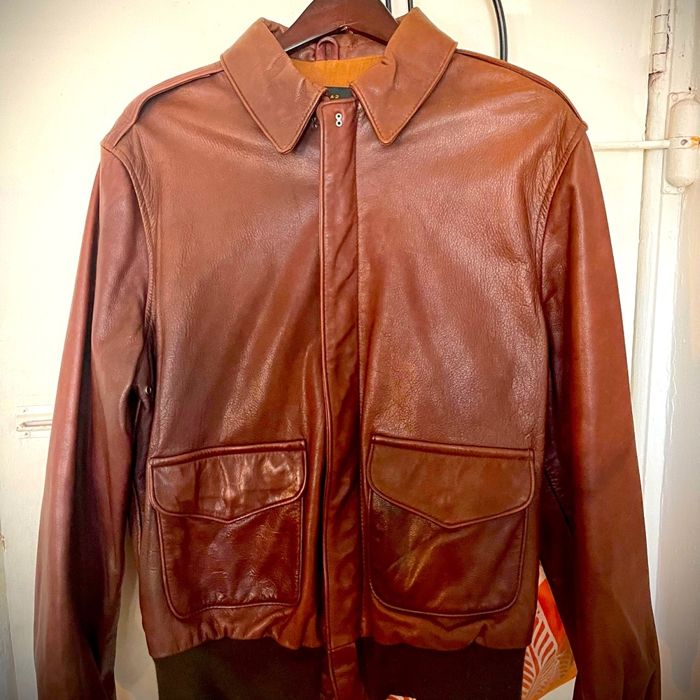 Authentic Avirex Air Force genuine leather jacket